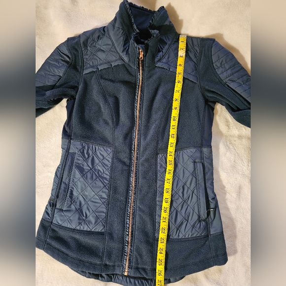 Lululemon Fleece Jacket Navy Blue Color - Picture 8 of 10